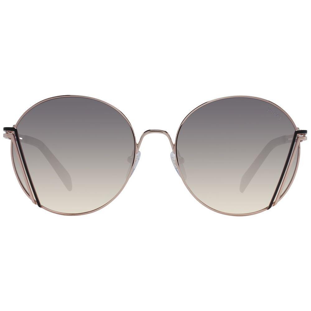 Emilio Pucci Rose Gold Metal Sunglasses