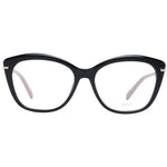 Emilio Pucci Black Women Glasses Frame with full-rim plastic design and demo lenses.