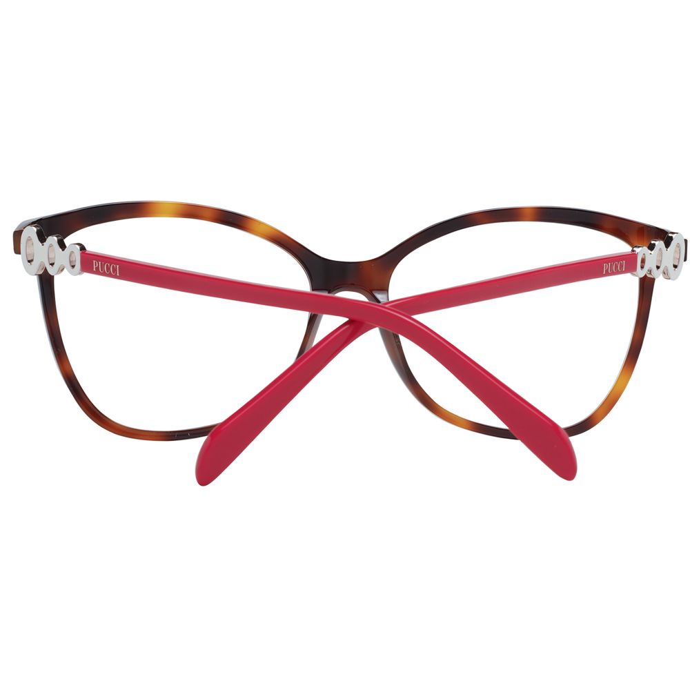 Emilio Pucci Brown Women Glasses Frame