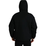 Dolce & Gabbana Black Cotton Hooded Logo Bomber Jacket JKT4009-48