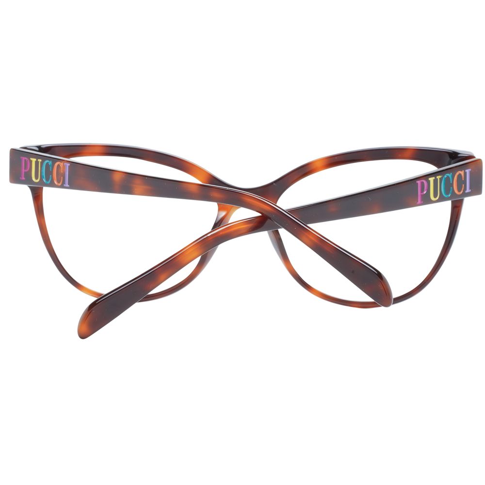 Emilio Pucci Brown Women Glasses Frame
