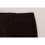 Dolce & Gabbana Purple Wool Stretch Formal Pants PAN60731-6
