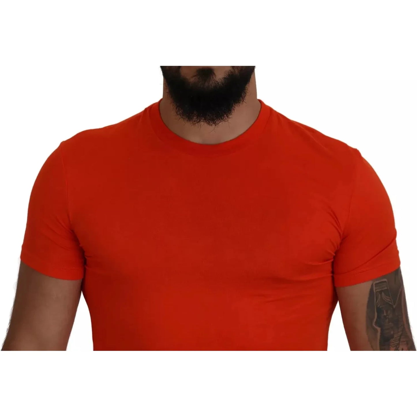 Dsquared² Orange Modal Short Sleeves Crewneck T-shirt TSH83508-48