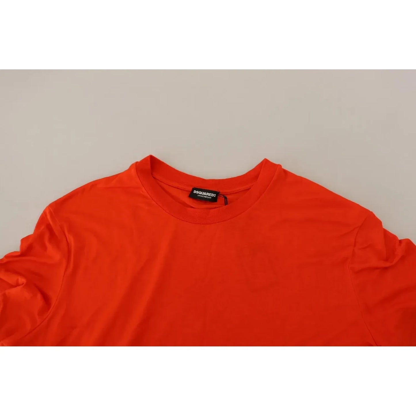 Dsquared² Orange Modal Short Sleeves Crewneck T-shirt TSH83508-48
