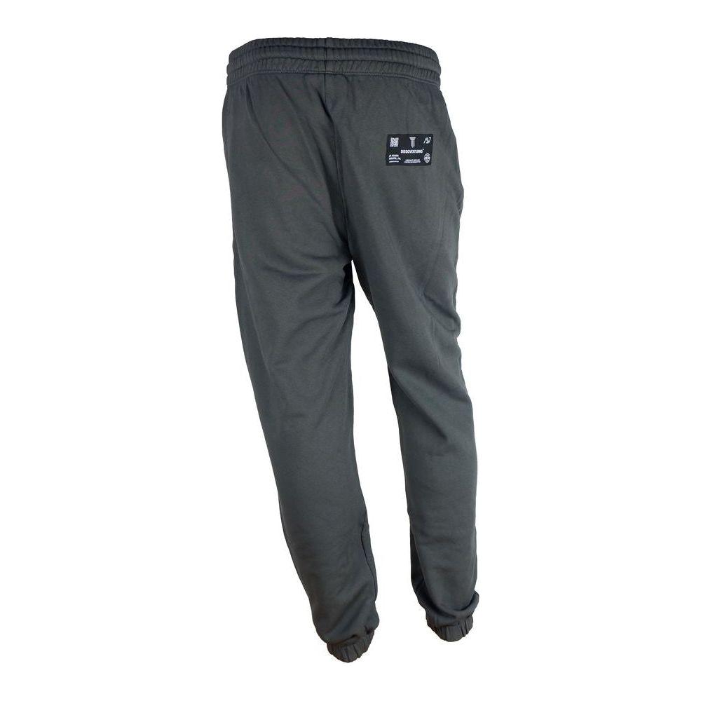 Diego Venturino Gray Cotton Men's Track Pant DI-6852-L