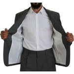 Dsquared² Gray Wool Single Breasted 2 Piece CIPRO Suit KOS2010-48