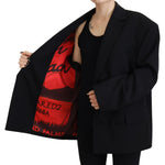 Dsquared² Black Double Breasted Coat Blazer Jacket JKT3526-38