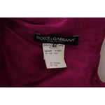 Dolce & Gabbana Sheath Mermaid Fuchsia Silk Stretch Gown Dress DR28670