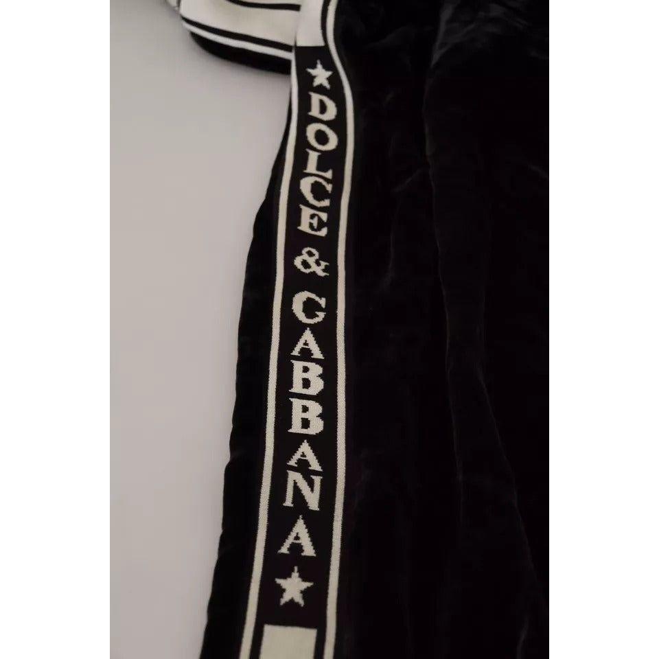 Dolce & Gabbana Black Jogger Jogging Trouser Cotton Pants PAN73219-46