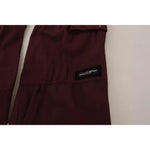 Dolce & Gabbana Bordeaux Cargo Jogger Trouser Cotton Pants PAN73203-54