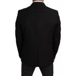 سترة بليزر من الصوف الأسود بقصّة Slim Fit من دولتشي آند غابانا