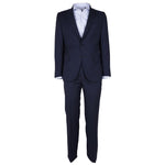 Made in Italy Blue Wool Men's Suit ER-12394-IT46 | S