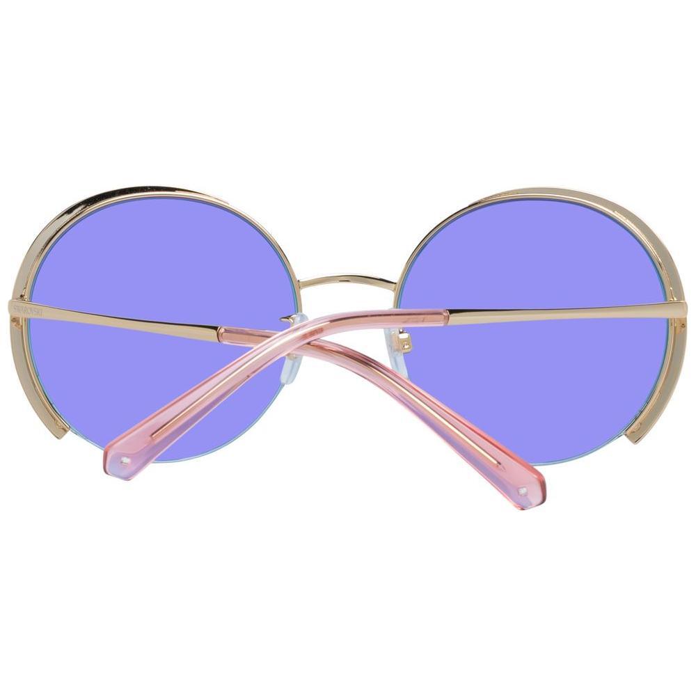 Swarovski Gold Women Sunglass