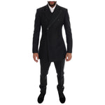 Dolce & Gabbana Gray Wool Double Breasted 3 Piece Suit KOS1110-7