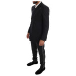 Dolce & Gabbana Gray Wool Double Breasted 3 Piece Suit KOS1110-7
