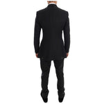 Dolce & Gabbana Gray Wool Double Breasted 3 Piece Suit KOS1110-7