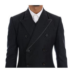 Dolce & Gabbana Gray Wool Double Breasted 3 Piece Suit KOS1110-7