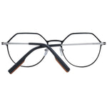 Ermenegildo Zegna Black Men Glasses Frame, titanium full-rim, size 53-19-150, with demo lenses and rectangle style.