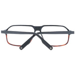 Ermenegildo Zegna Black Men Glasses Frame, full-rim plastic design, aviator style, includes branded case