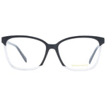Emilio Pucci Black Women Glasses Frame with full-rim black plastic design, demo lenses, and branded case included.
