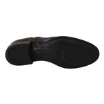 Dolce & Gabbana Brown Leather Brogue Derby Dress Shoes