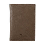 Billionaire Italian Couture Brown Leather Bifold Wallet VAS1442