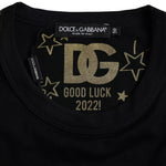 Dolce & Gabbana Black Cotton Round Neck Short Sleeves Men T-shirt TSH86522-40
