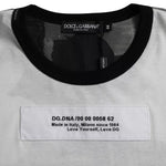 Dolce & Gabbana Black White Camouflage Round Neck T-shirt TSH86427-44