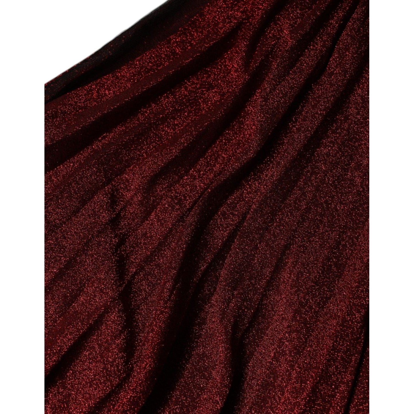 Dolce & Gabbana Red One Shoulder Pleated A-line Mini Dress