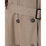 Dolce & Gabbana Khaki Double Breasted Trench Coat Jacket JKT3802-40