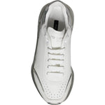 Dolce & Gabbana Silver White Daymaster Low Top Sneakers Shoes LA11824-38