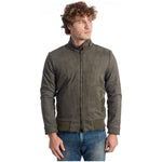 Roberto Pepe Luxury Green Ecomontone Men Jacket ROPE-24678-IT46 | S