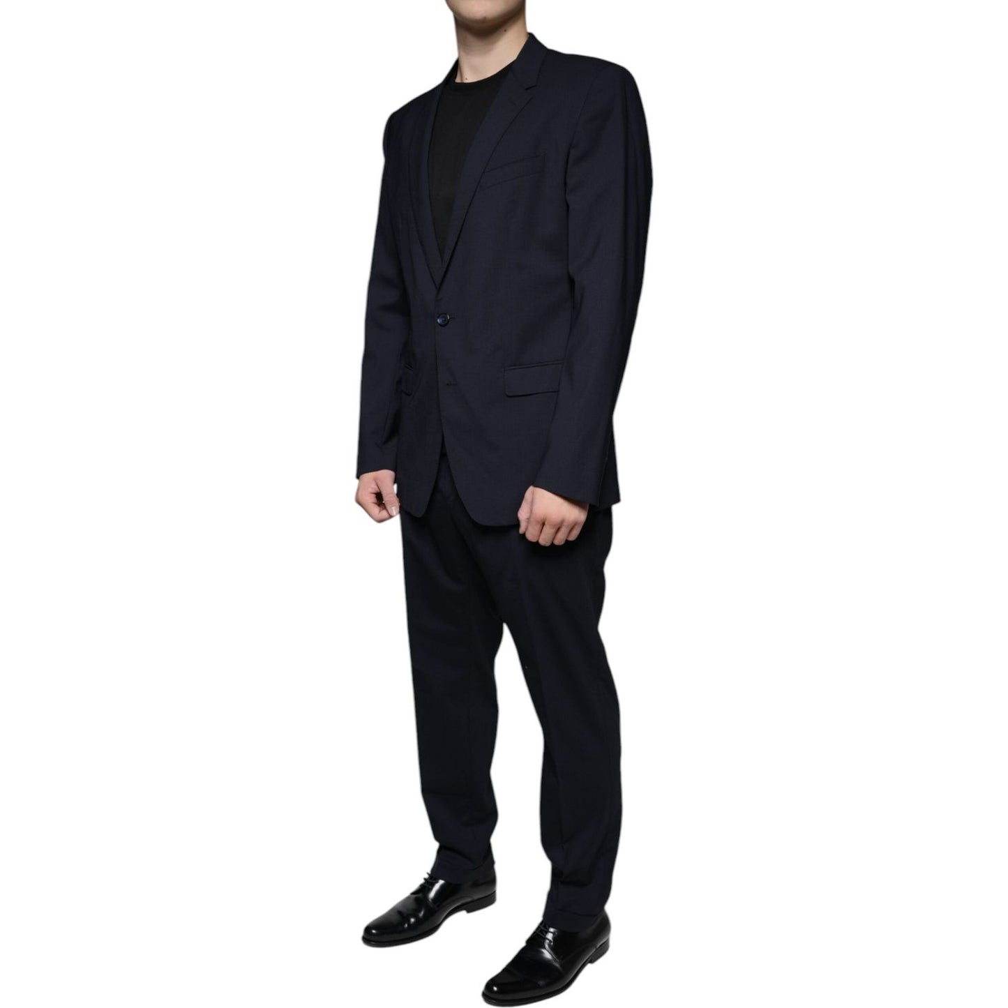 Dolce & Gabbana Dark Blue Formal Tuxedo 2 Piece Suit KOS2241-52