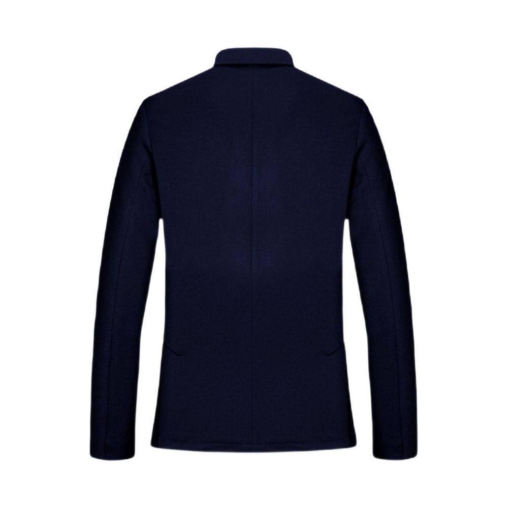 Armani Exchange Blue Viscose Blazer AR-8165900010-IT44 | S