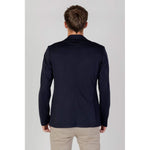 Armani Exchange Blue Viscose Blazer AR-8165900010-IT44 | S