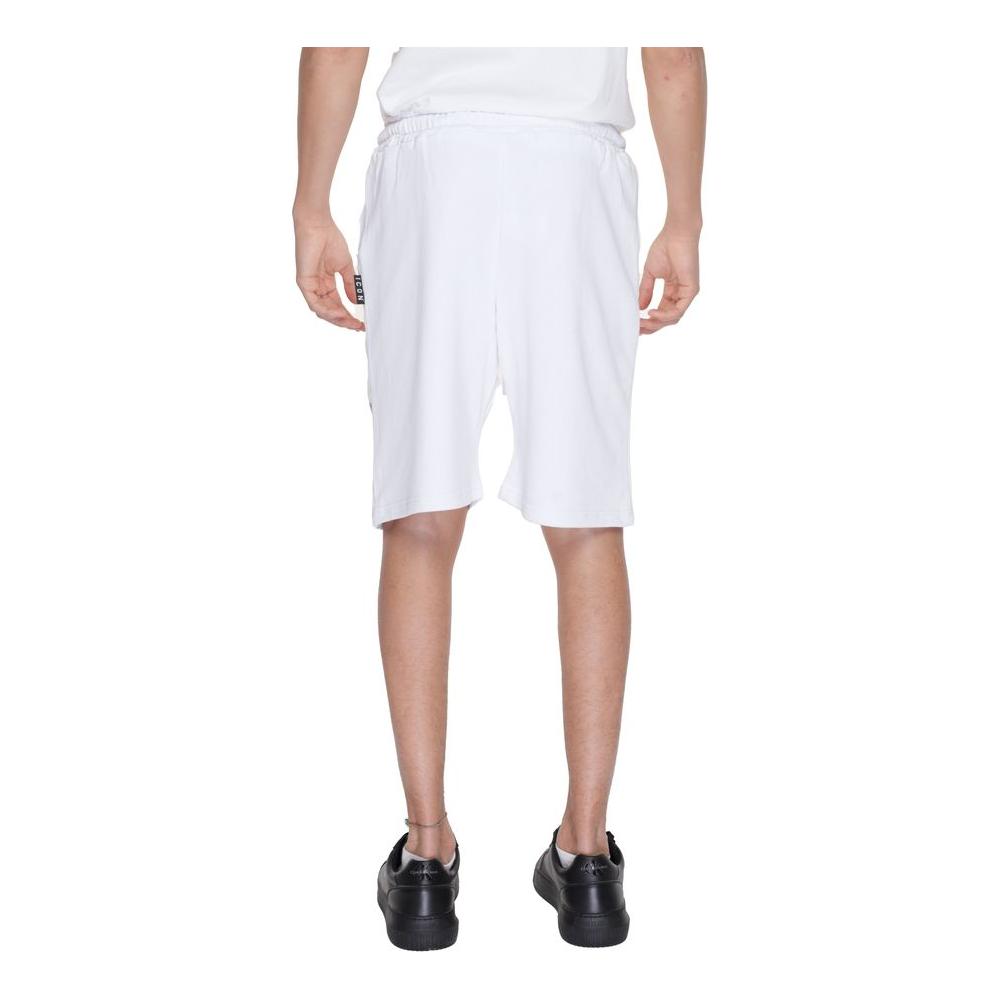 Icon White Cotton Bermuda IC-13549300008-IT44 | S