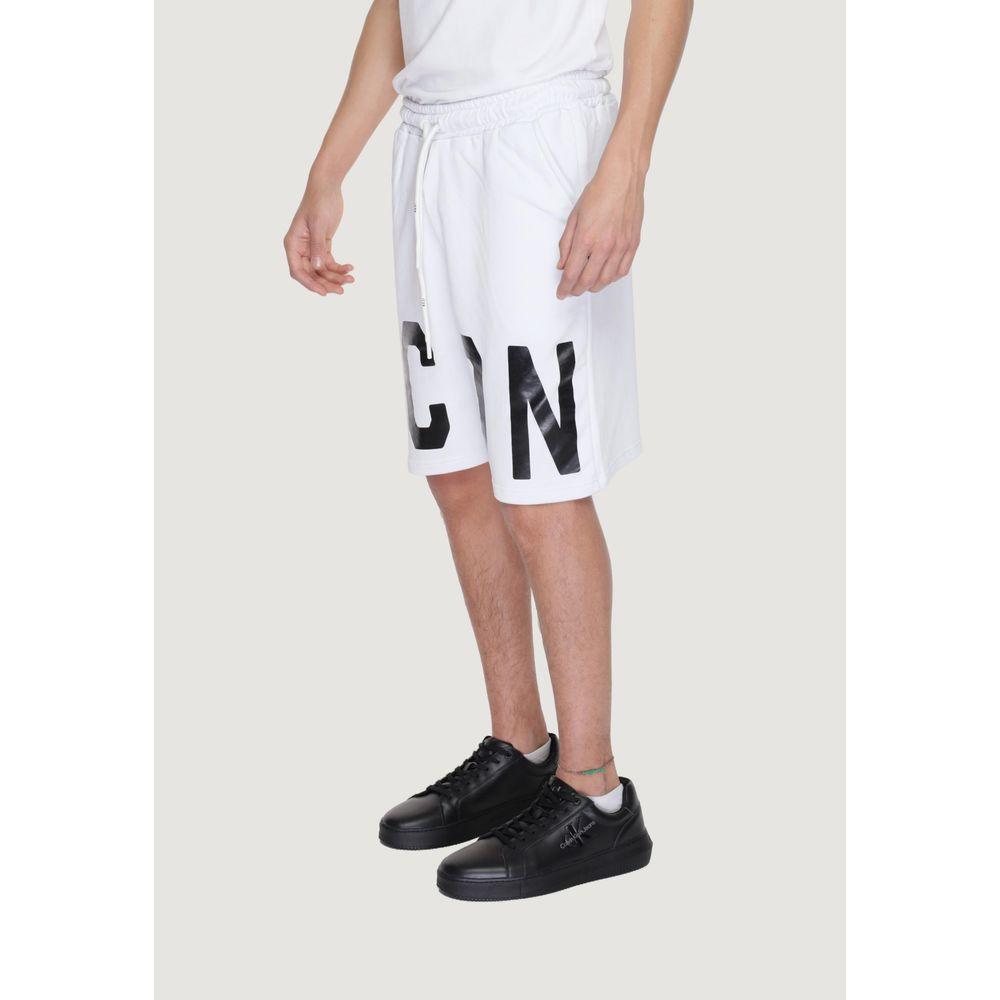 Icon White Cotton Bermuda IC-13549300008-IT44 | S