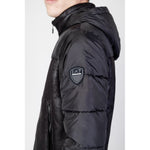 EA7 Emporio Armani Black Polyester Jackets & Coat EA-11841900009-IT44 | S