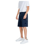 Armani Exchange Blue Cotton Bermuda AR-14793000010-W29