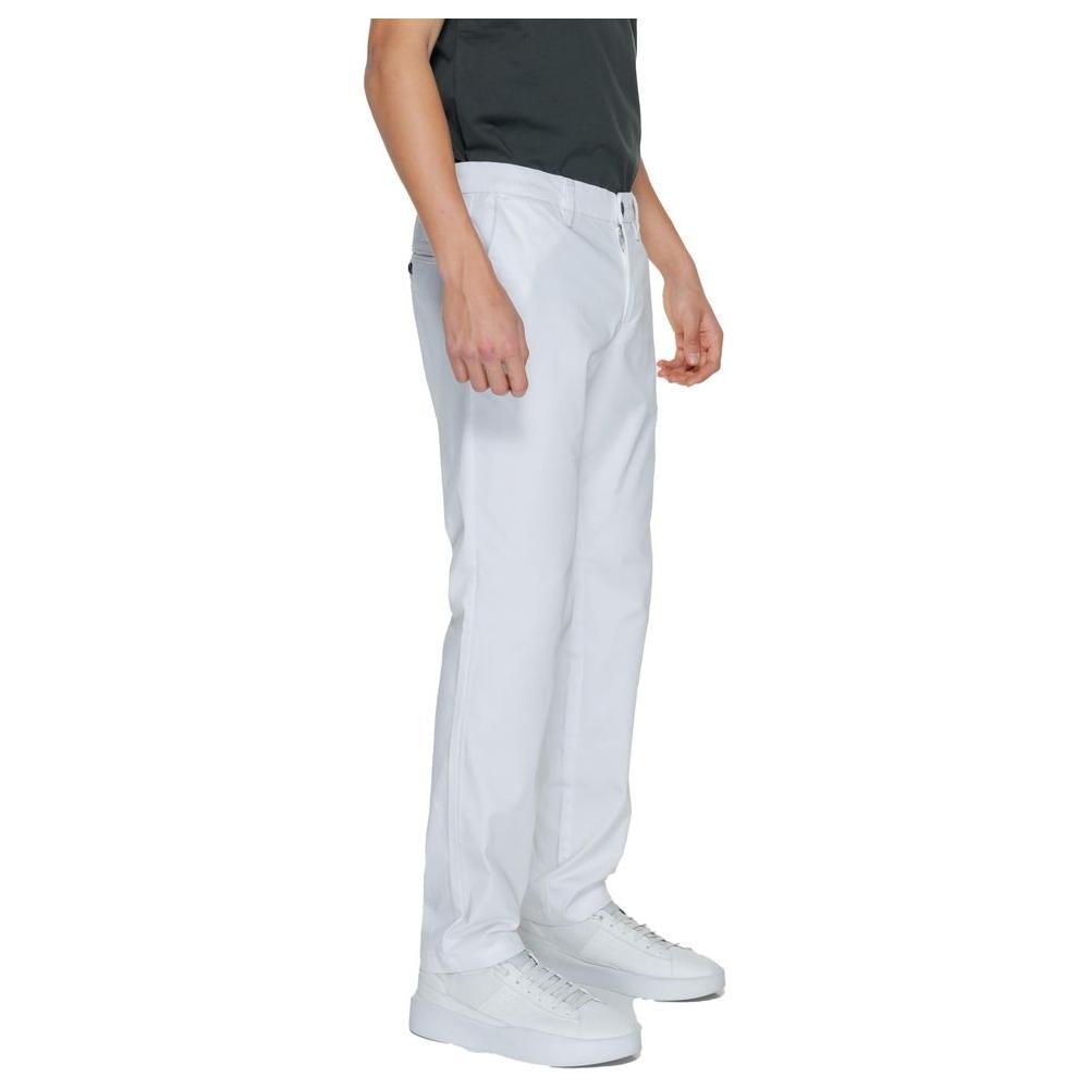 Armani Exchange White Cotton Pant AR-13327100008-W29