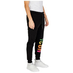 Icon Black Cotton Joggers Workout Pant IC-15612700009-IT44 | S
