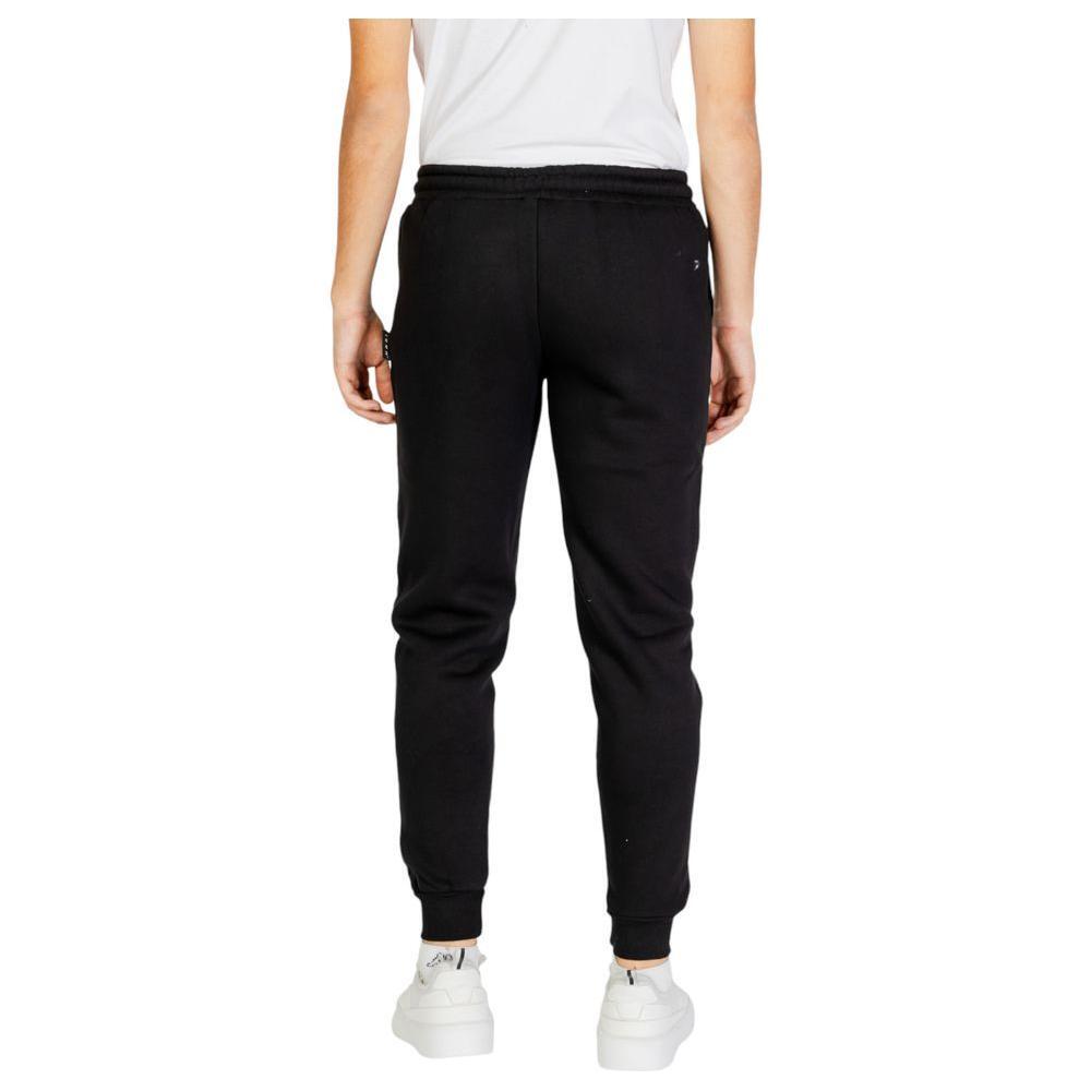Icon Black Cotton Joggers Workout Pant IC-15610800009-IT42 | XS