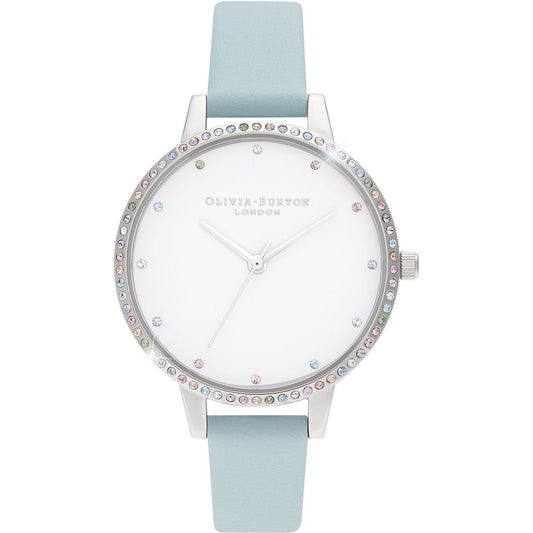 Olivia Burton Blue Artificial Leather Watch