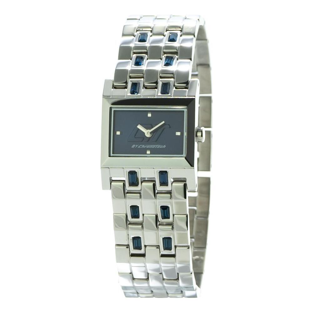 Chronotech Silver Stainless Steel Watch