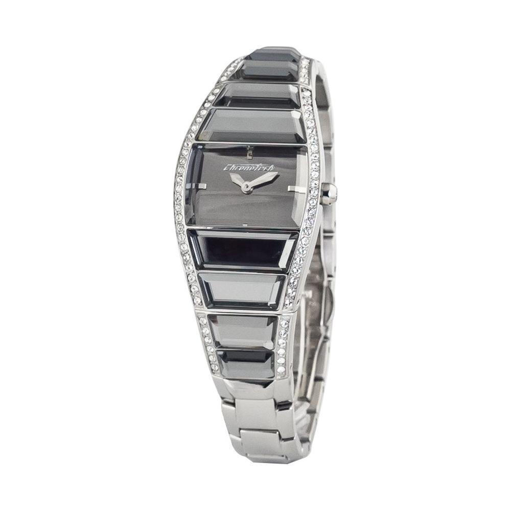 Chronotech Silver Stainless Steel Watch