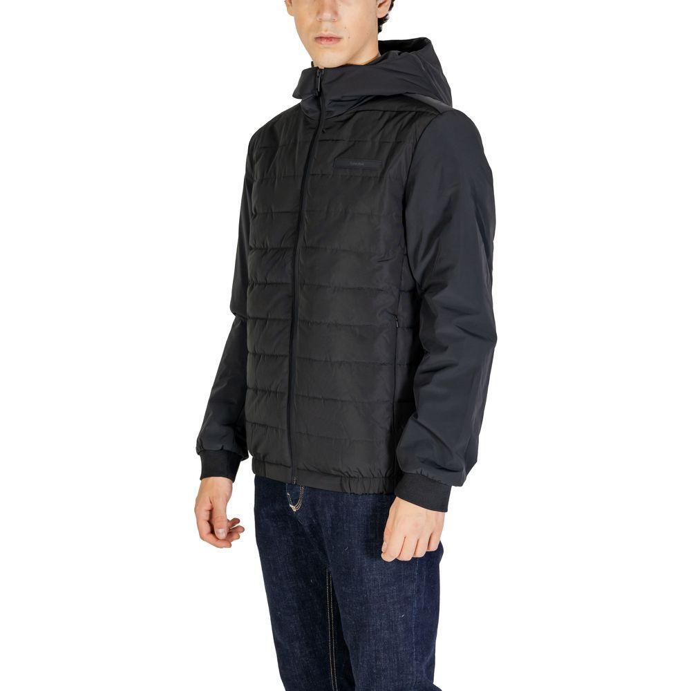 Calvin Klein Black Recycled Polyester Jackets & Coat