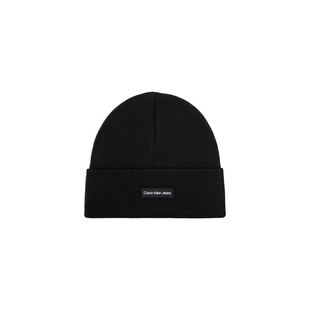 Calvin Klein Jeans Black Recycled Polyester Caps Baseball Hat CA-14598900009-UNI