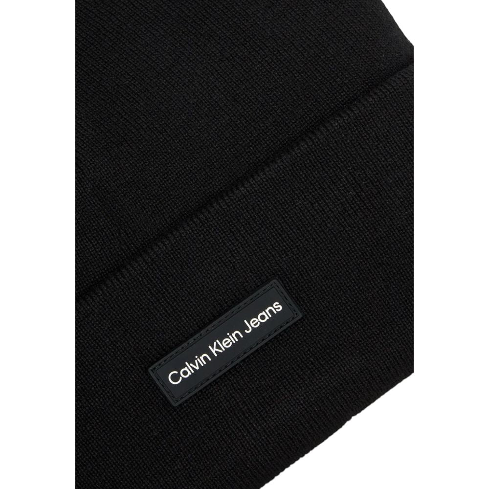Calvin Klein Jeans Black Recycled Polyester Caps Baseball Hat CA-14598900009-UNI