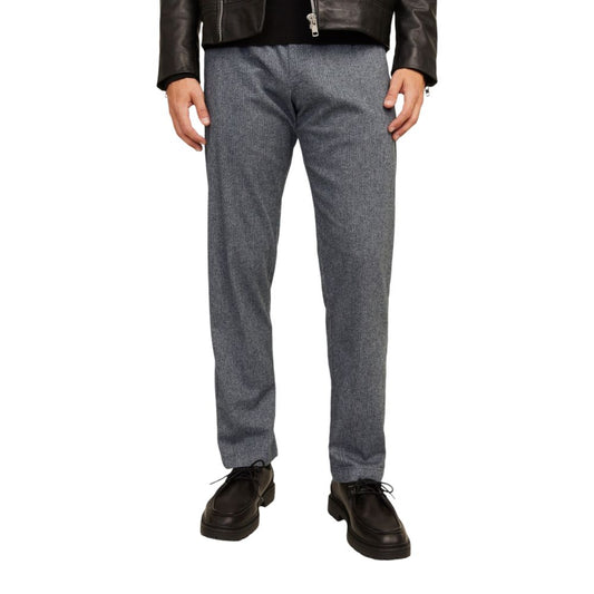 Jack Jones Gray Cotton Pant