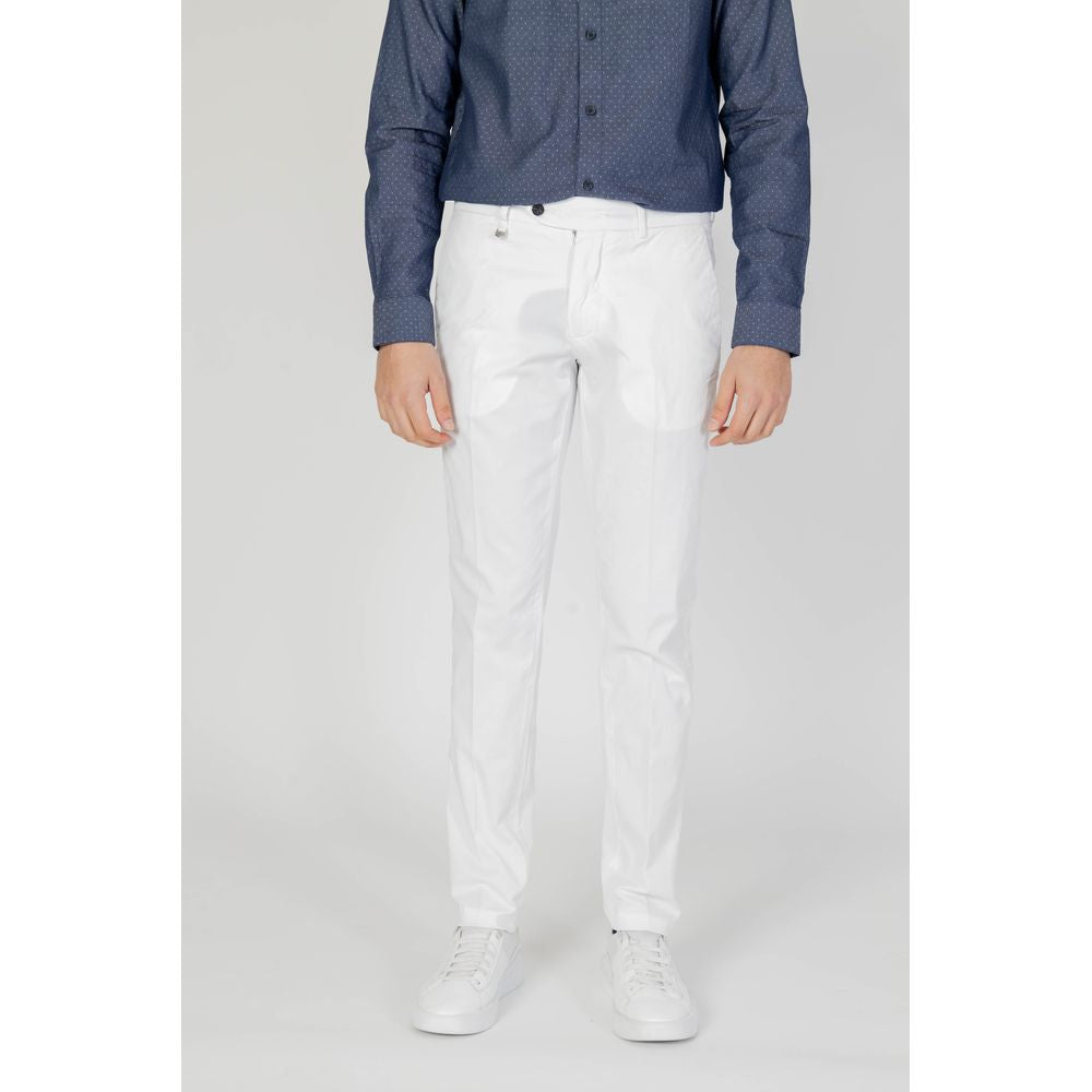 Antony Morato Cream Cotton Skinny Pant